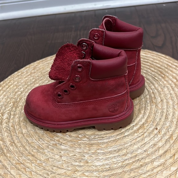 Timberland Kids Waterproof Combat Boots Size 5 - Picture 5 of 11